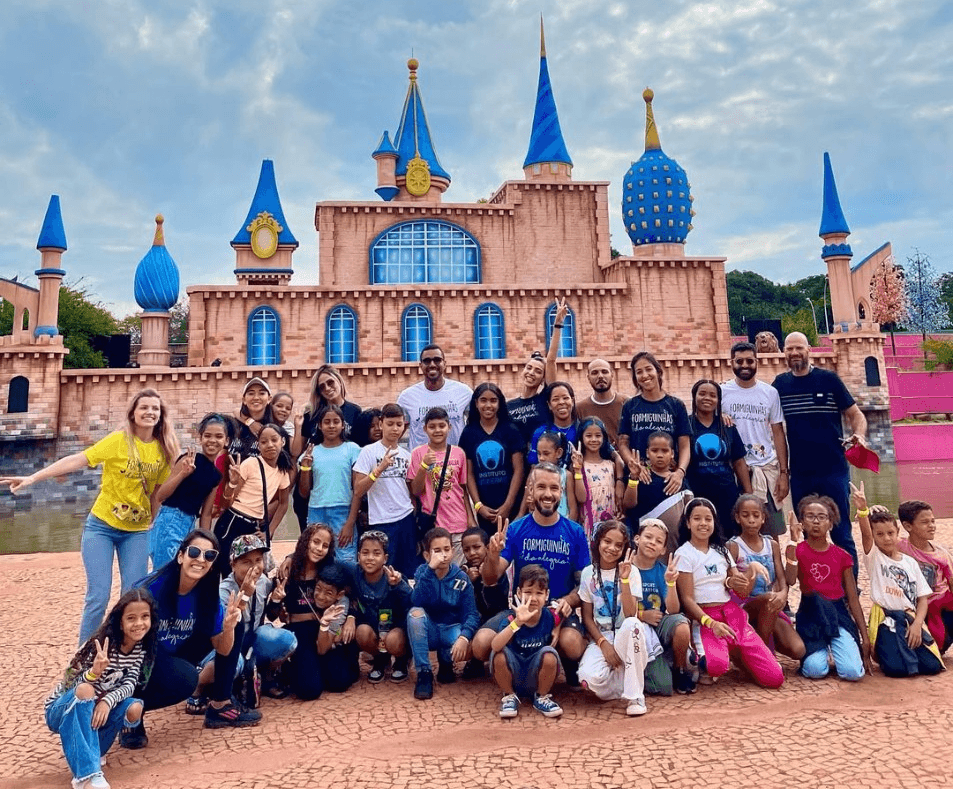 30 crianças, um dia que elas não vão esquecer